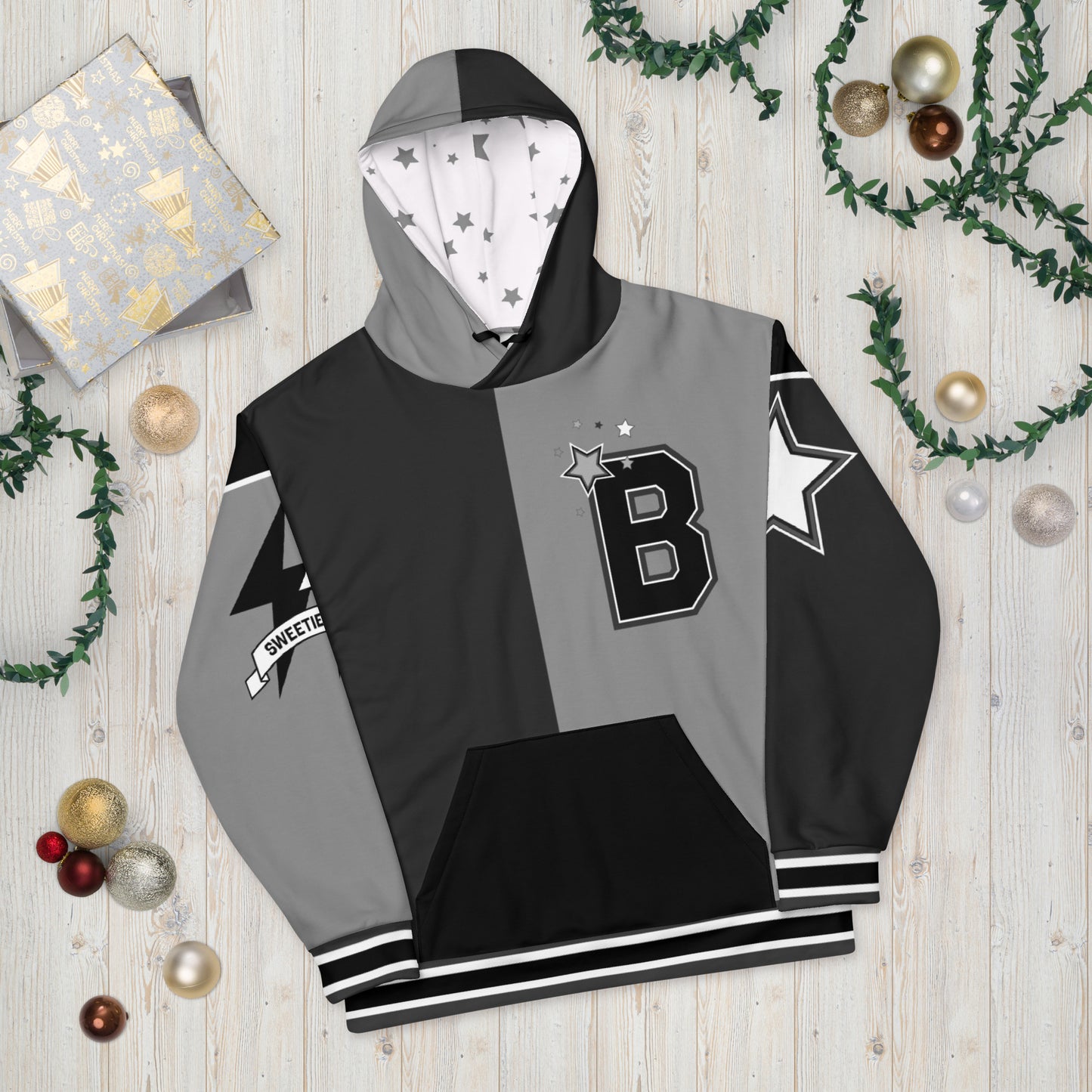 BtW (Pullover) - Black/Gray Unisex Hoodie