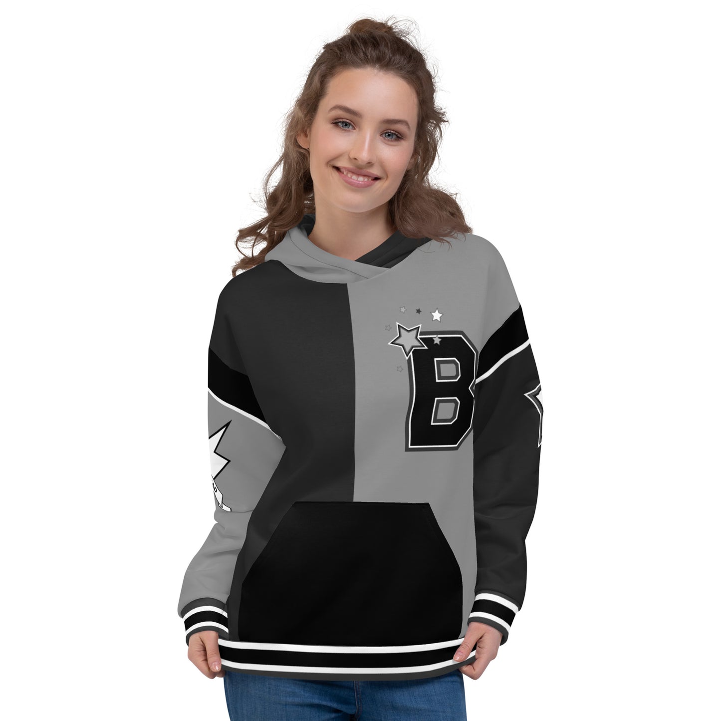 BtW (Pullover) - Black/Gray Unisex Hoodie