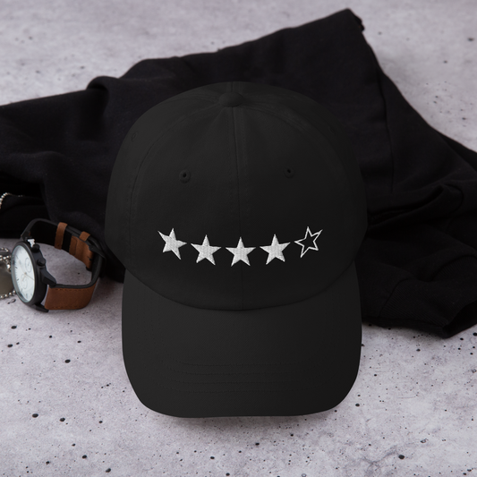 Metokur Hat 4/5 Stars - (All White Stars)
