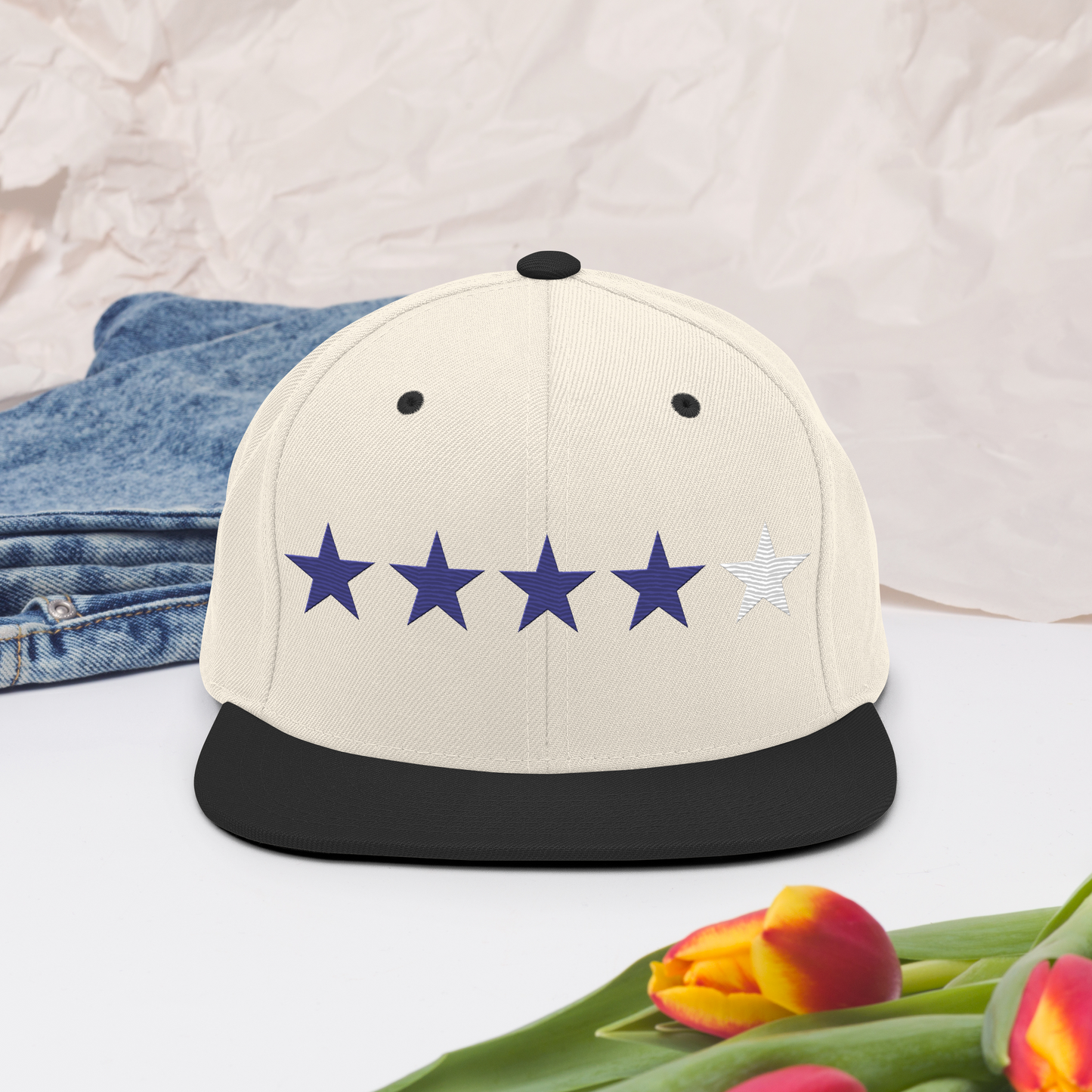 Purple Stars - Snapback Hat