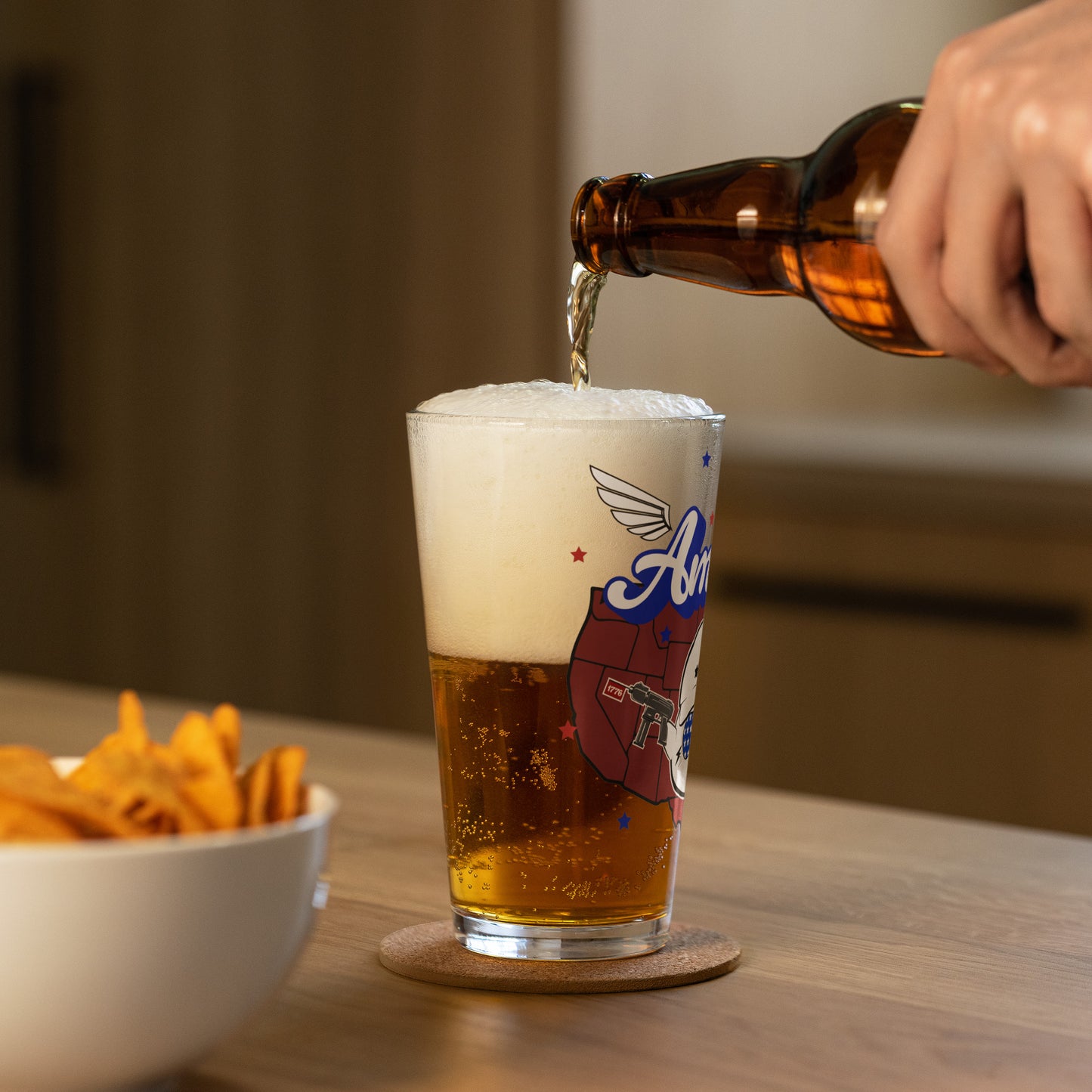 God Bless America - Pint Glass