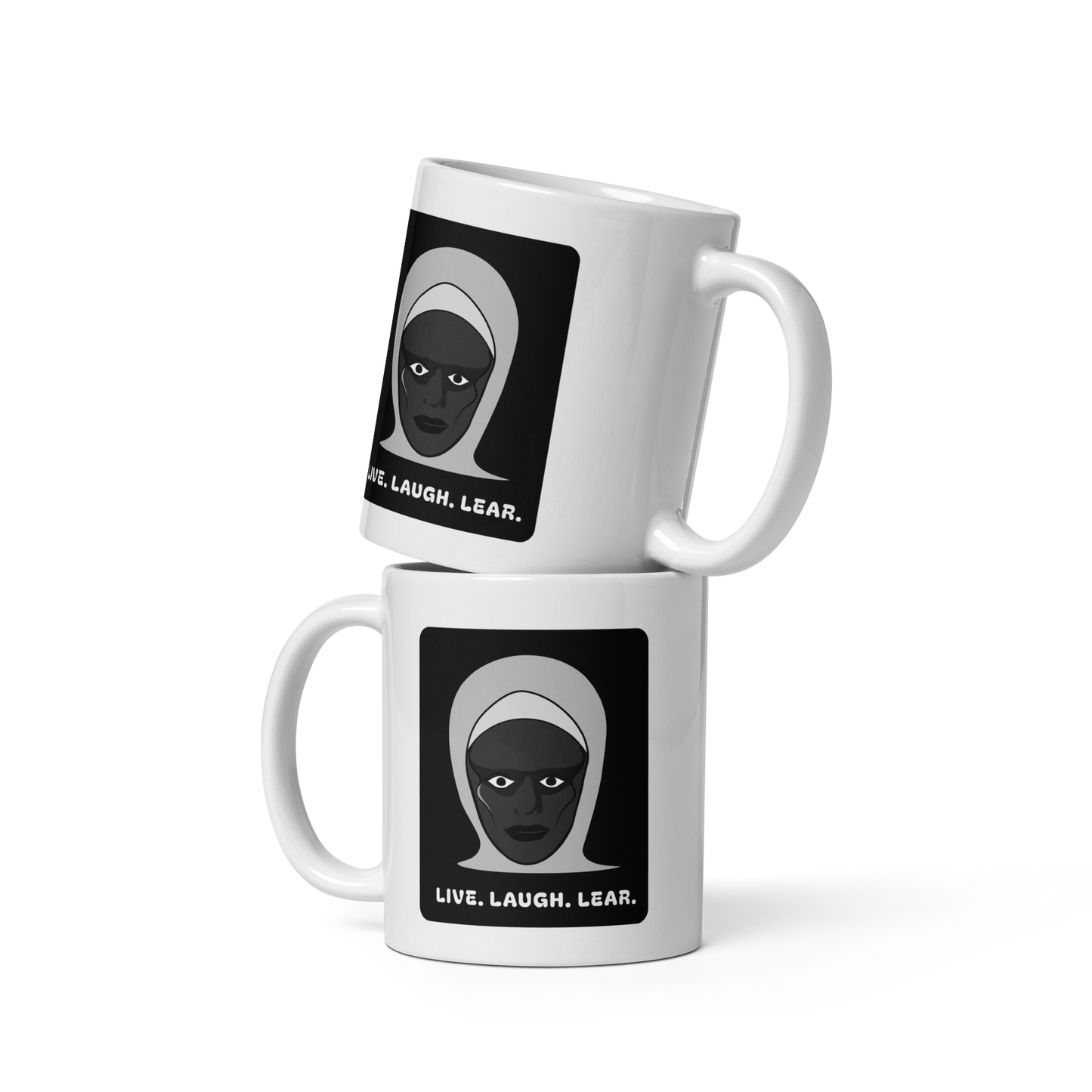 Live Laugh Lear - White Mug