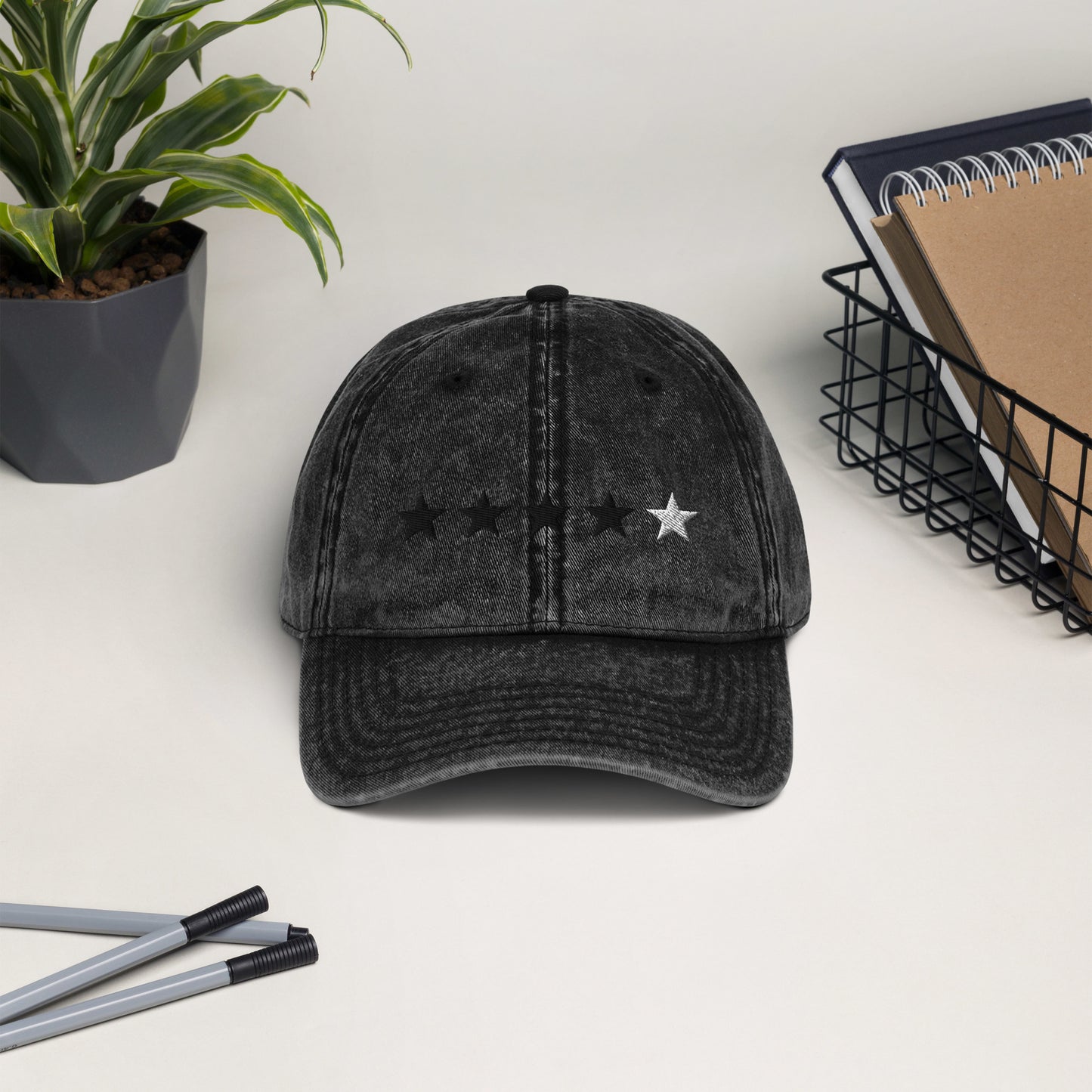 4/5 Stars Vintage Cotton Twill Cap