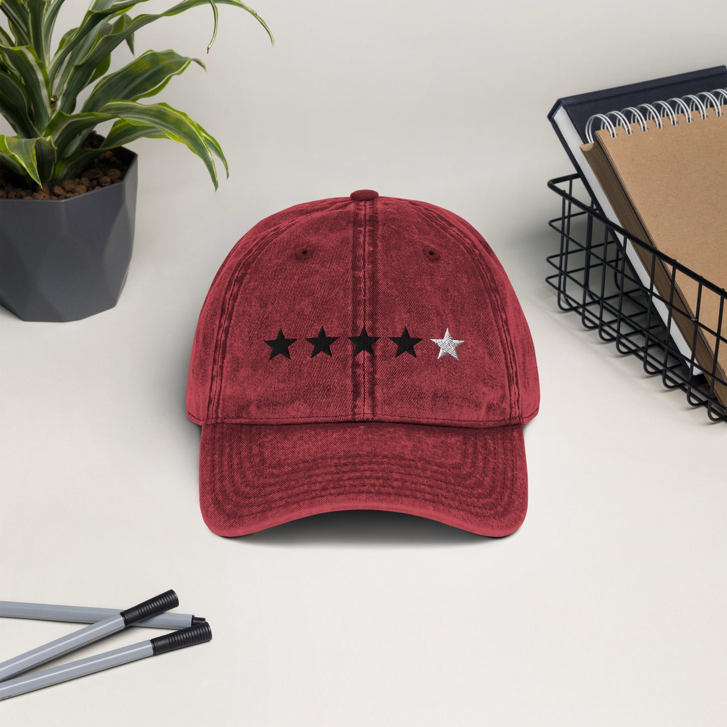 4/5 Stars Vintage Cotton Twill Cap