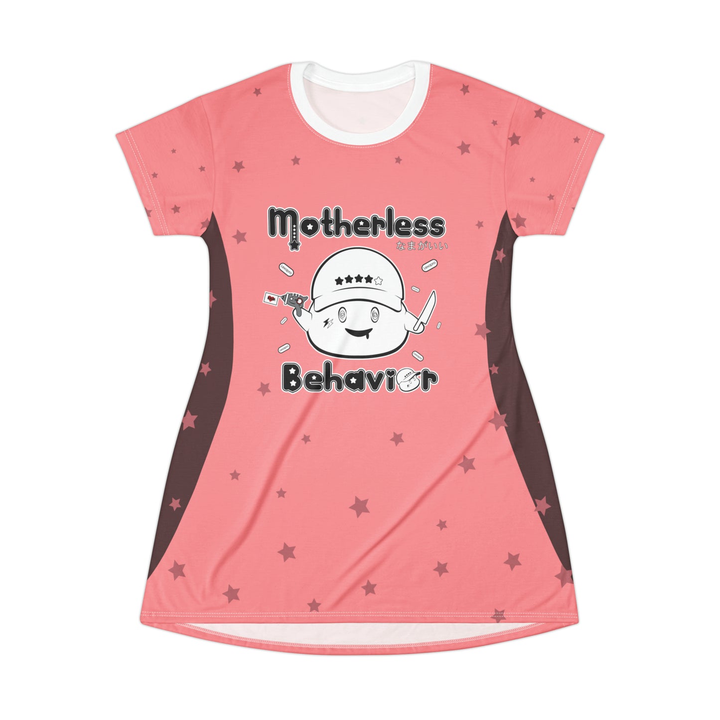 Motherless Behavior - T-Shirt Dress (All-Over-Print)