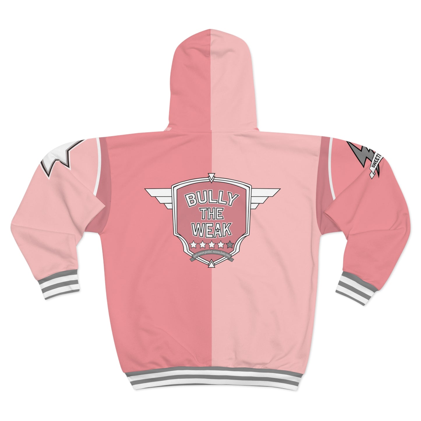 BtW - (Black Zipper) Pink Unisex Hoodie