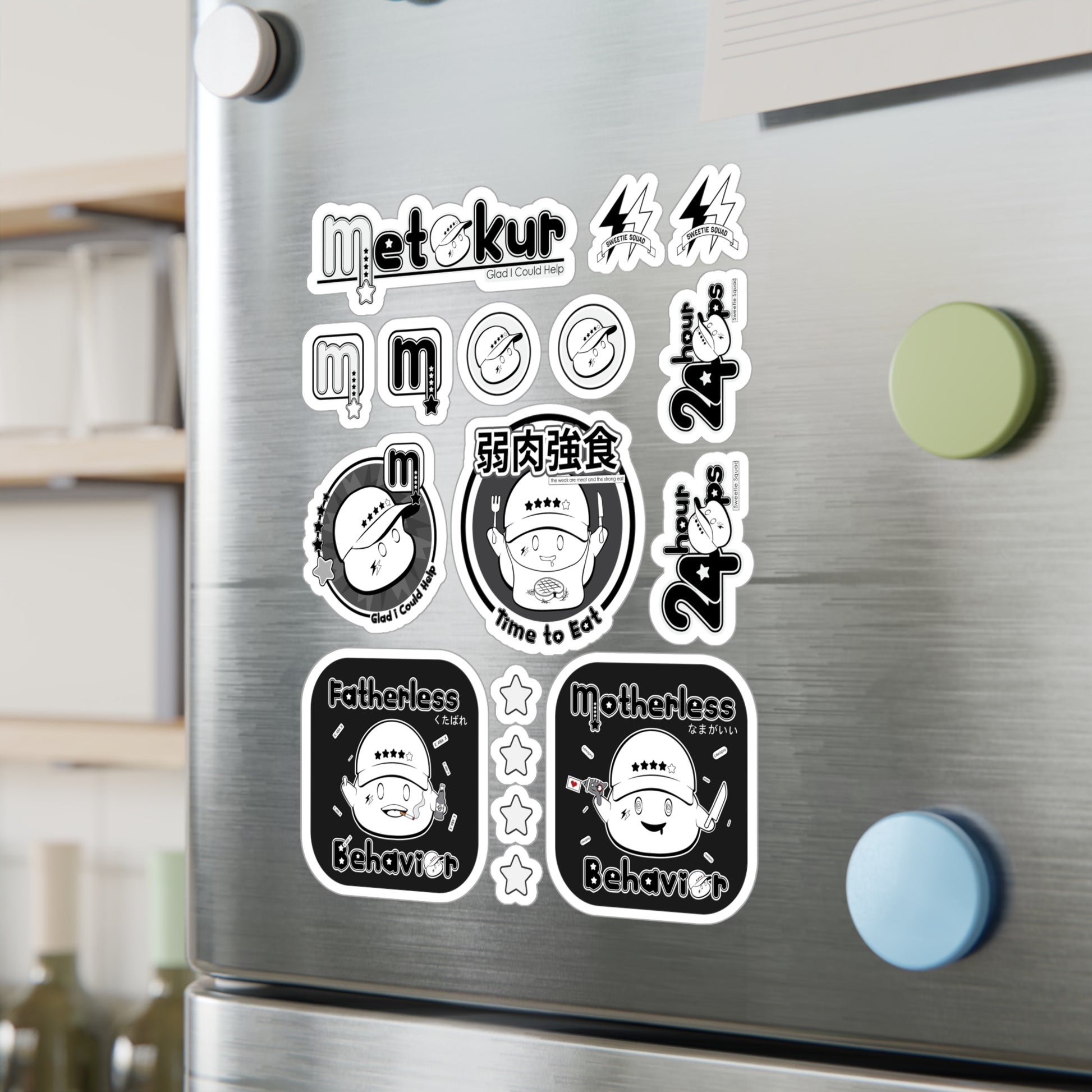Metokur Stickers (8"x10")