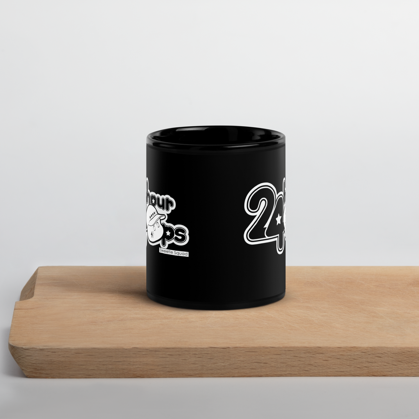 24 Hour Ops - Black Glossy Mug