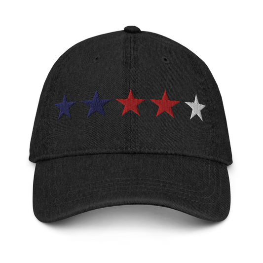 Red, White & Blue Stars - Denim Hat