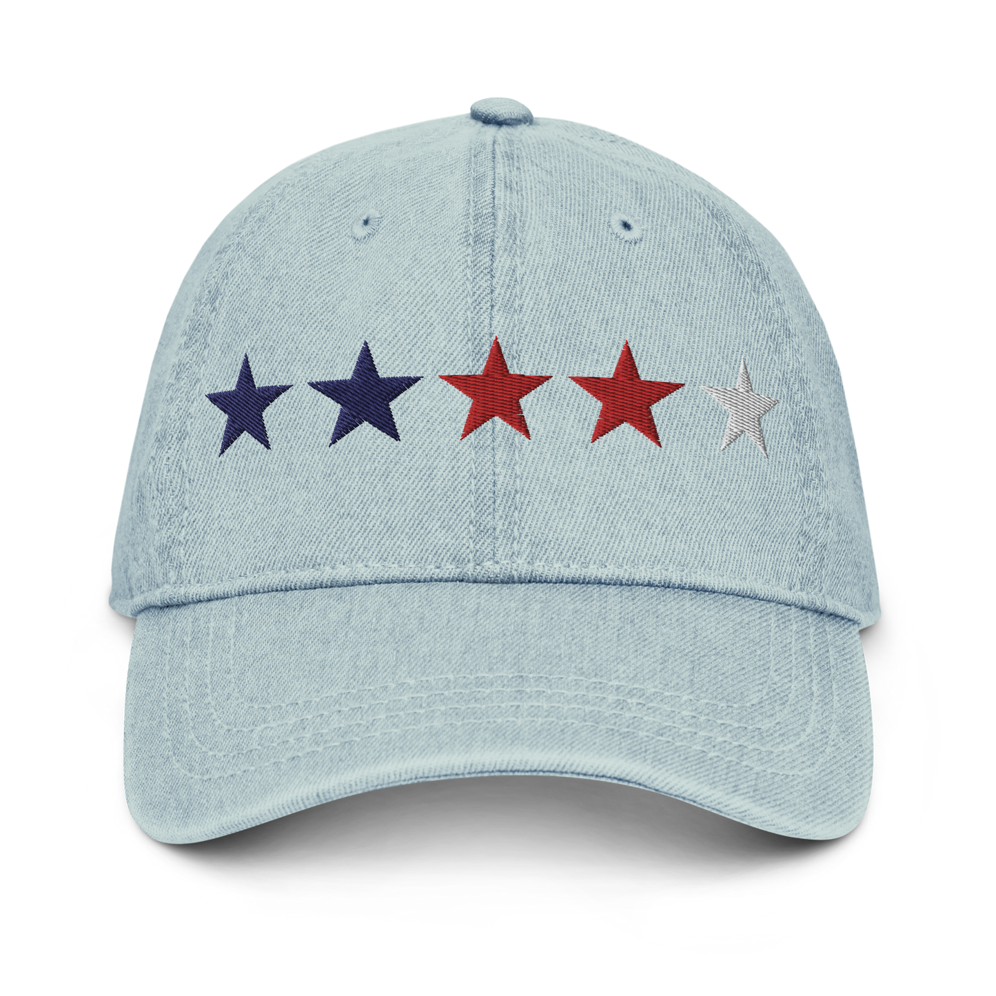 Red, White & Blue Stars - Denim Hat