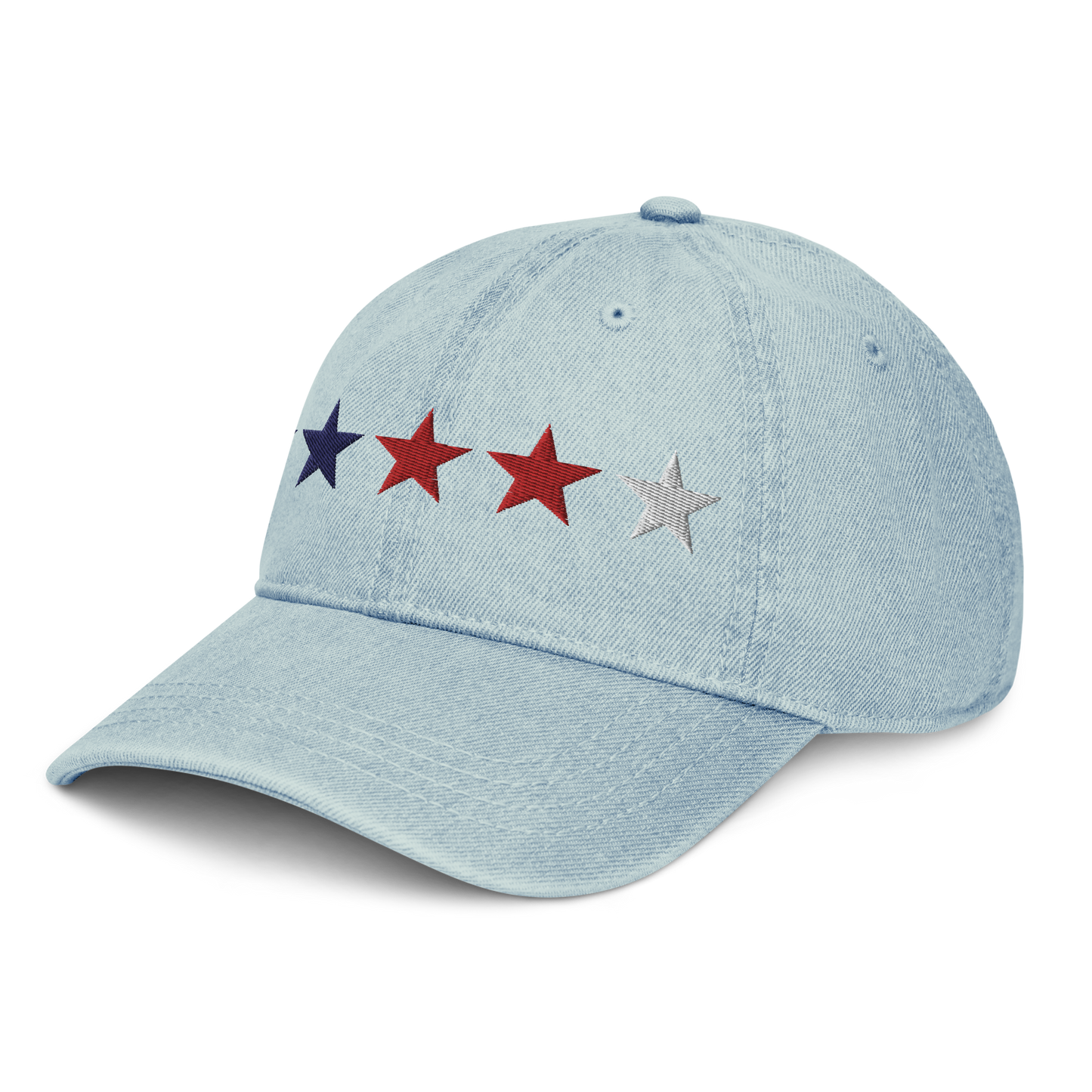 Red, White & Blue Stars - Denim Hat