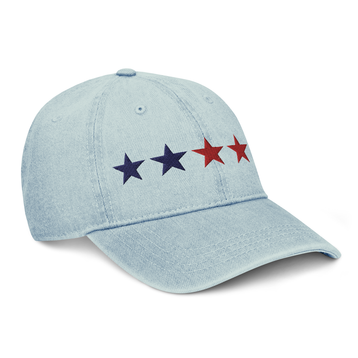 Red, White & Blue Stars - Denim Hat