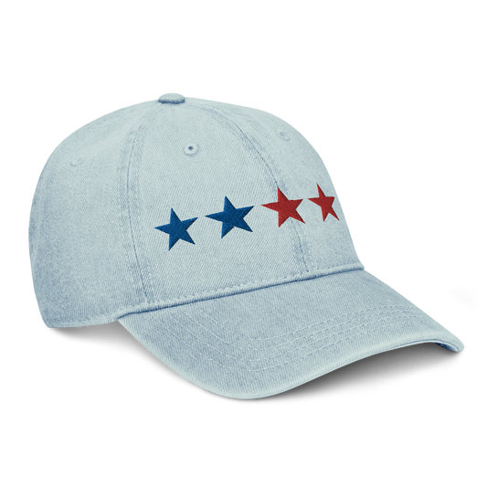 Red, White and Blue - Denim Hat